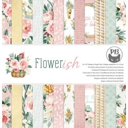 1/2 набора бумаги - Flowerish - P13