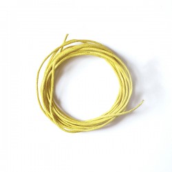Вощеный шнур, 1 мм (лимонный) - 1 м