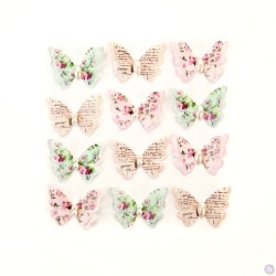 3D бабочки - Misty Rose - Prima Marketing