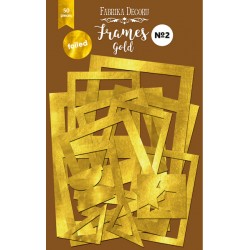 Набор рамок с фольгированием №2 "Gold" 50шт - Фабрика Декору