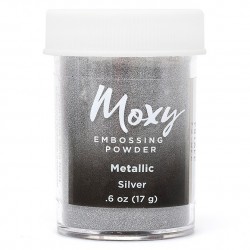 Пудра для эмбоссинга Moxy - Metallic Silver - American Crafts