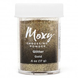 Пудра для эмбоссинга Moxy - Glitter Gold - American Crafts