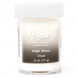 Пудра для эмбоссинга Moxy - Clear High Gloss - American Crafts