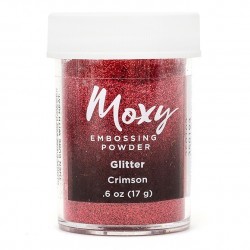 Пудра для эмбоссинга Moxy - Glitter Crimson - American Crafts