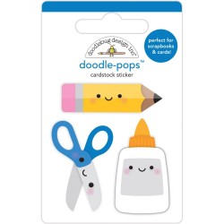 3D наклейка Doodle-Pops - Cut and Paste - Doodlebug