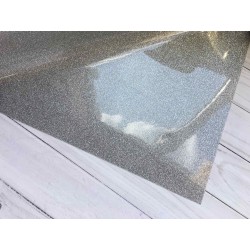Термотрансферная плёнка Glitter (10х25 см) - Silver