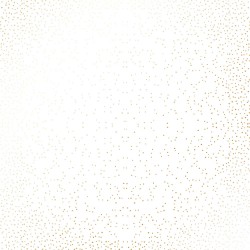 Лист бумаги с фольгированием - Golden mini drops white - Фабрика Декору