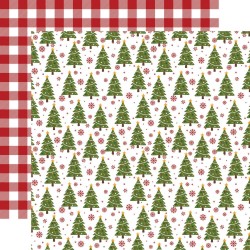 Лист бумаги Tree Trimmings - Christmas Magic - Echo Park