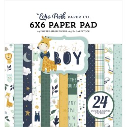 1/2 набора бумаги 15х15 см (12 л) - It's A Boy - Echo Park Paper