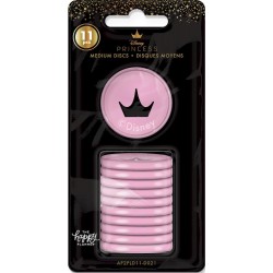 Диски для The Happy Planner - Disney Princess Pink Crown Medium Plastic Disc Set